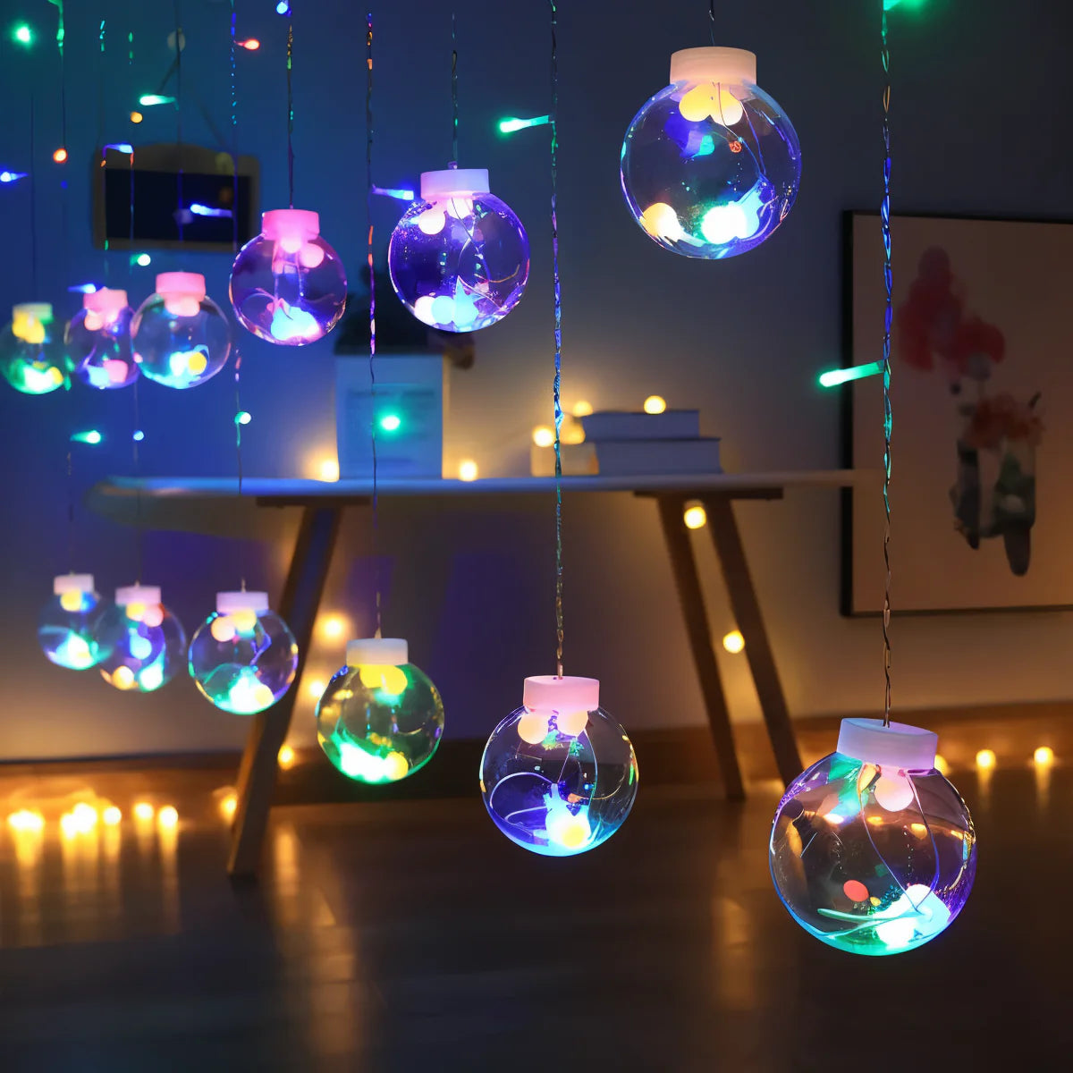 Iskra | Guirlande Solaire Boules Lumineuses