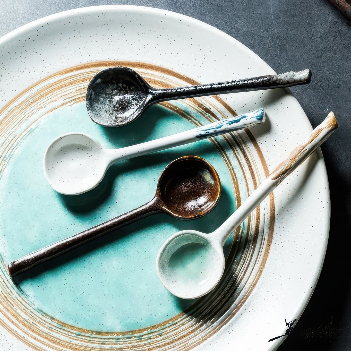 Narin | Cuillère à Soupe en Céramique