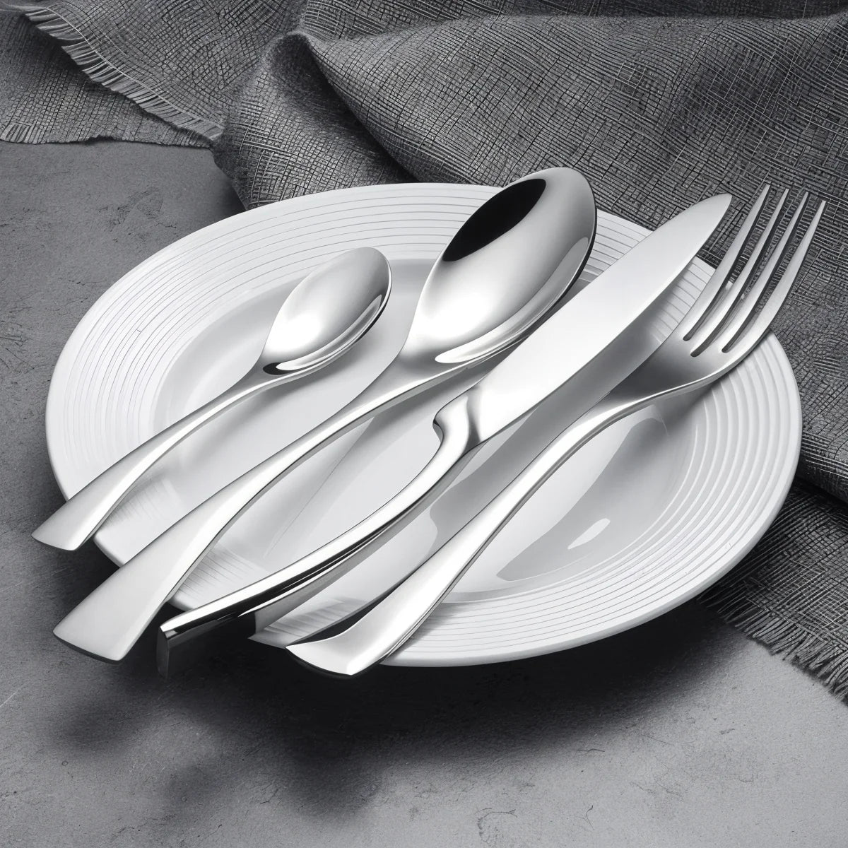 Neli | Set de Couverts en Acier Inoxydable