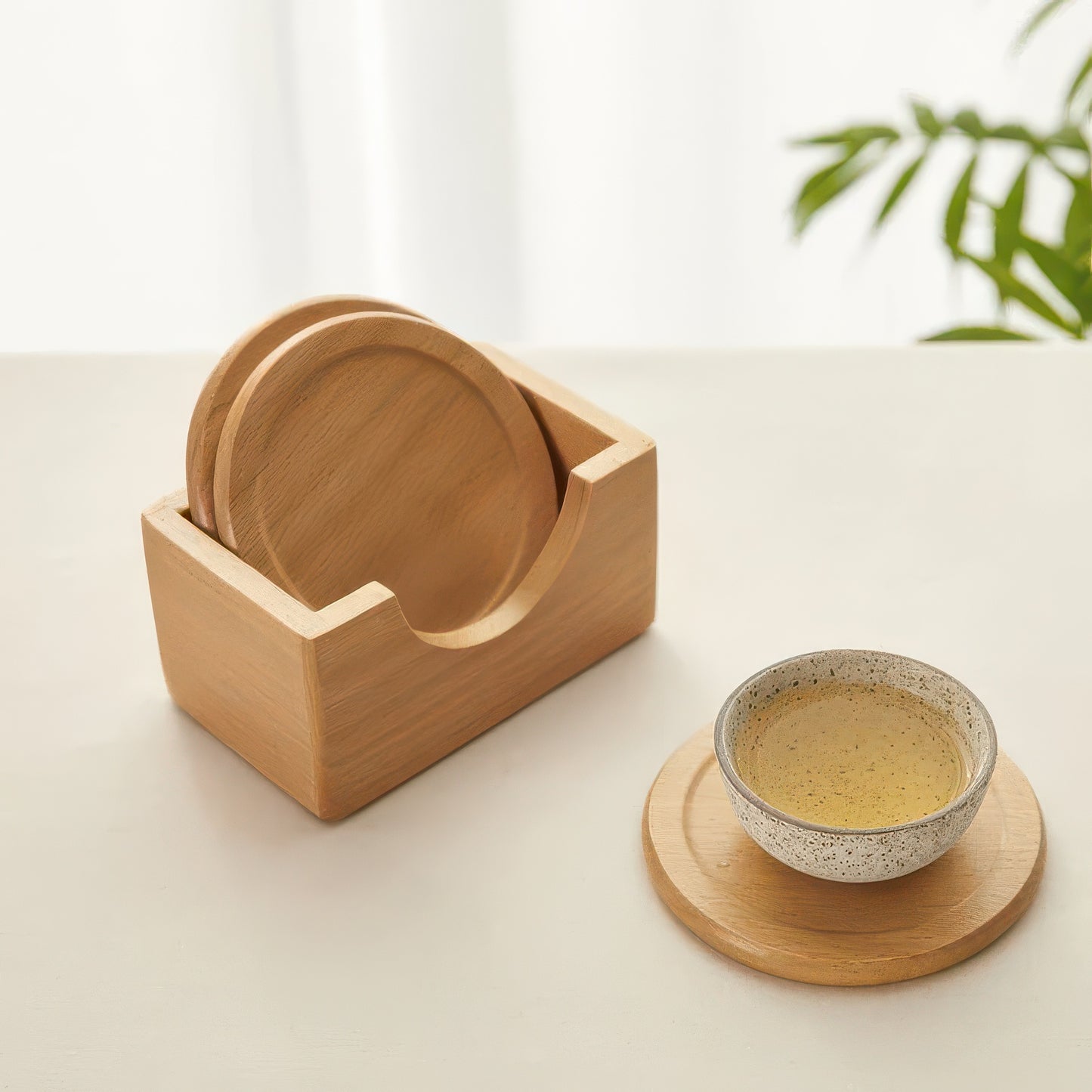 Sivon | Lot de Dessous de Verre en Bois