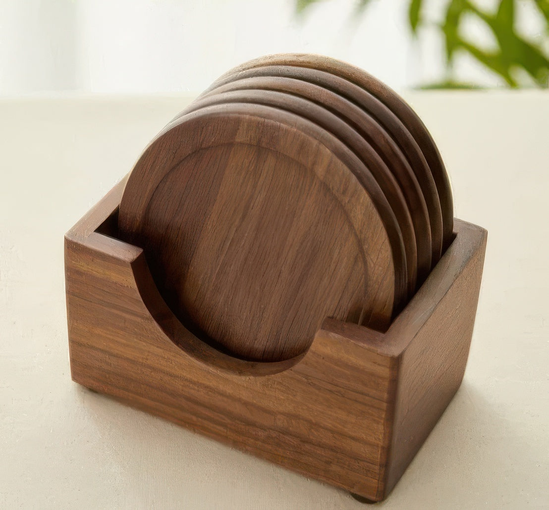 Sivon | Lot de Dessous de Verre en Bois