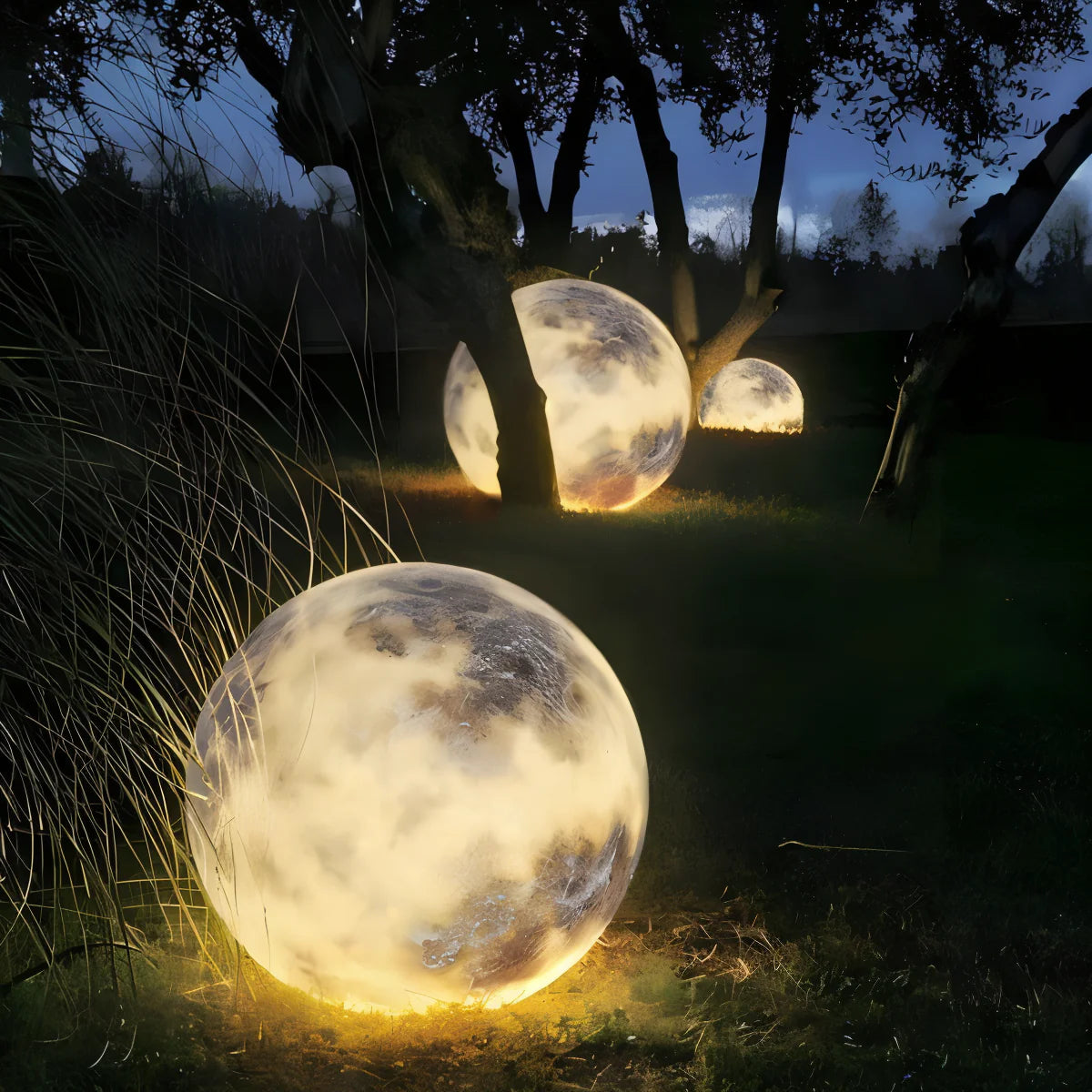 Solea | Lampe Globe Lunaire d’Extérieur