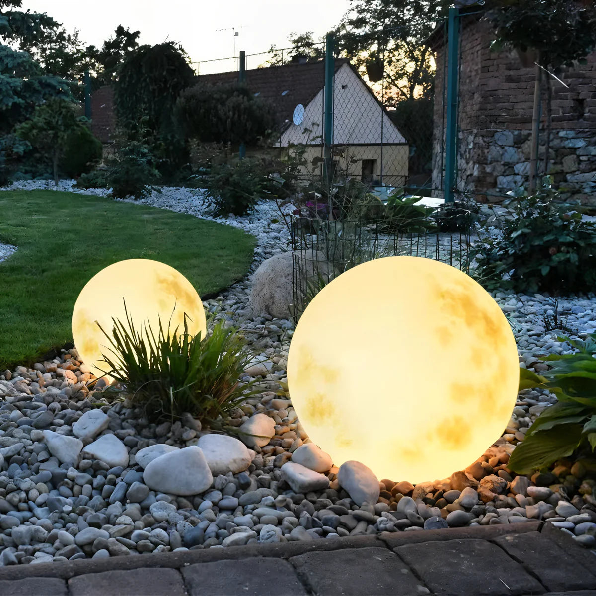 Solea | Lampe Globe Lunaire d’Extérieur