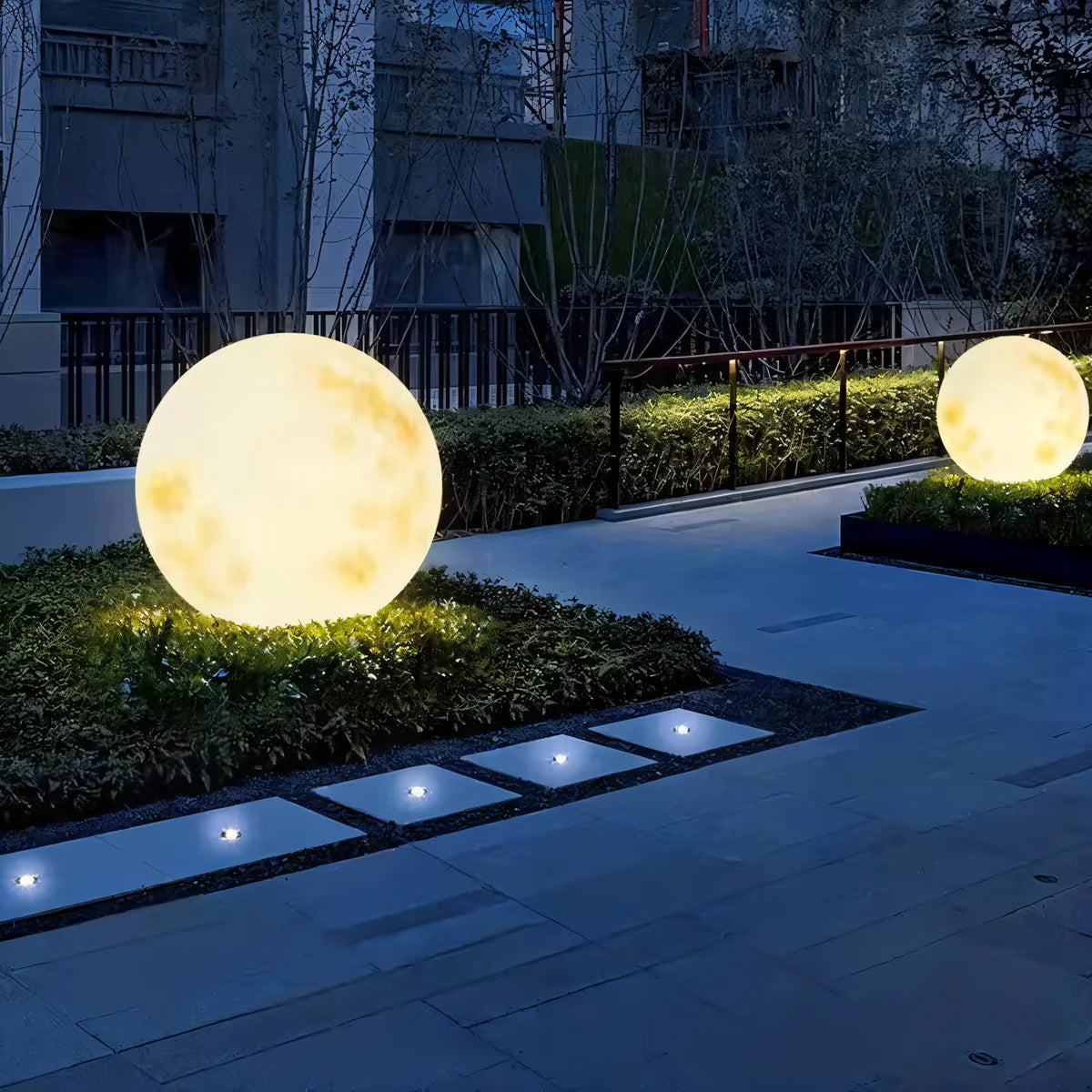 Solea | Lampe Globe Lunaire d’Extérieur