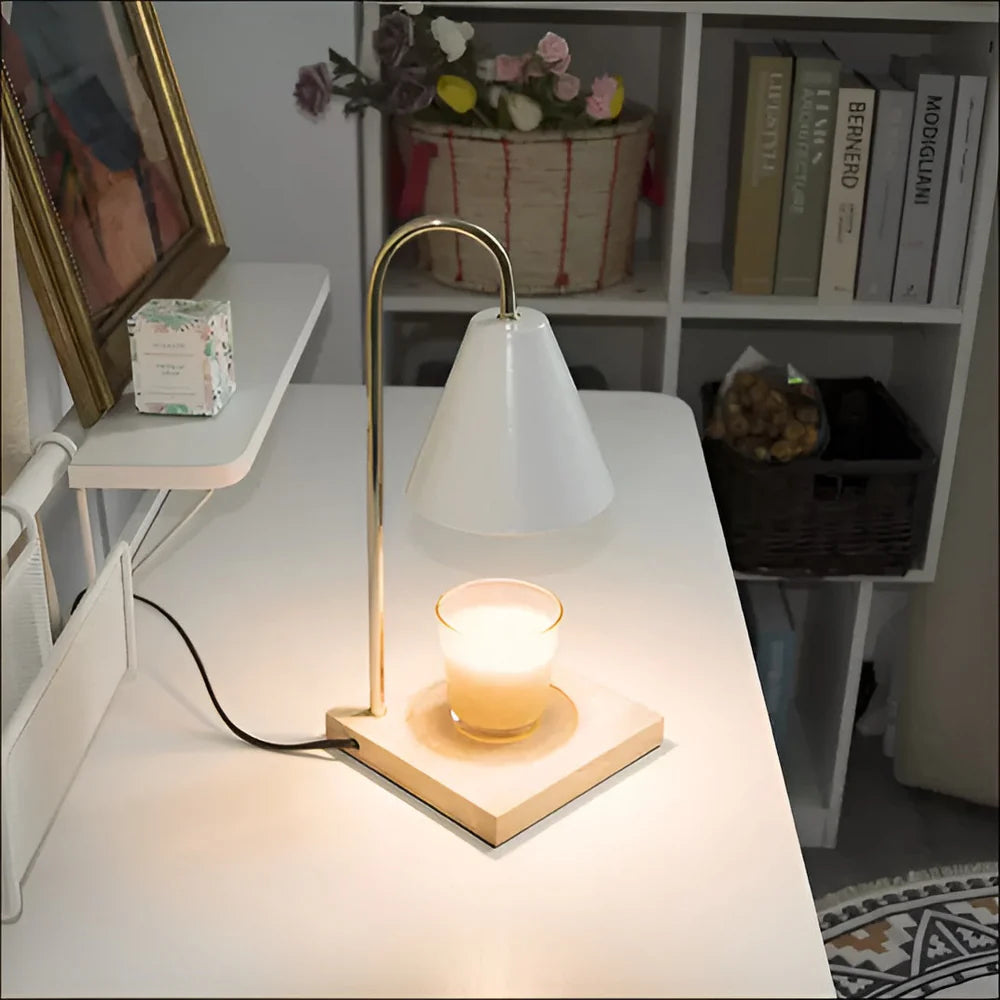 Lina | Lampe Chauffe-Bougie de Table