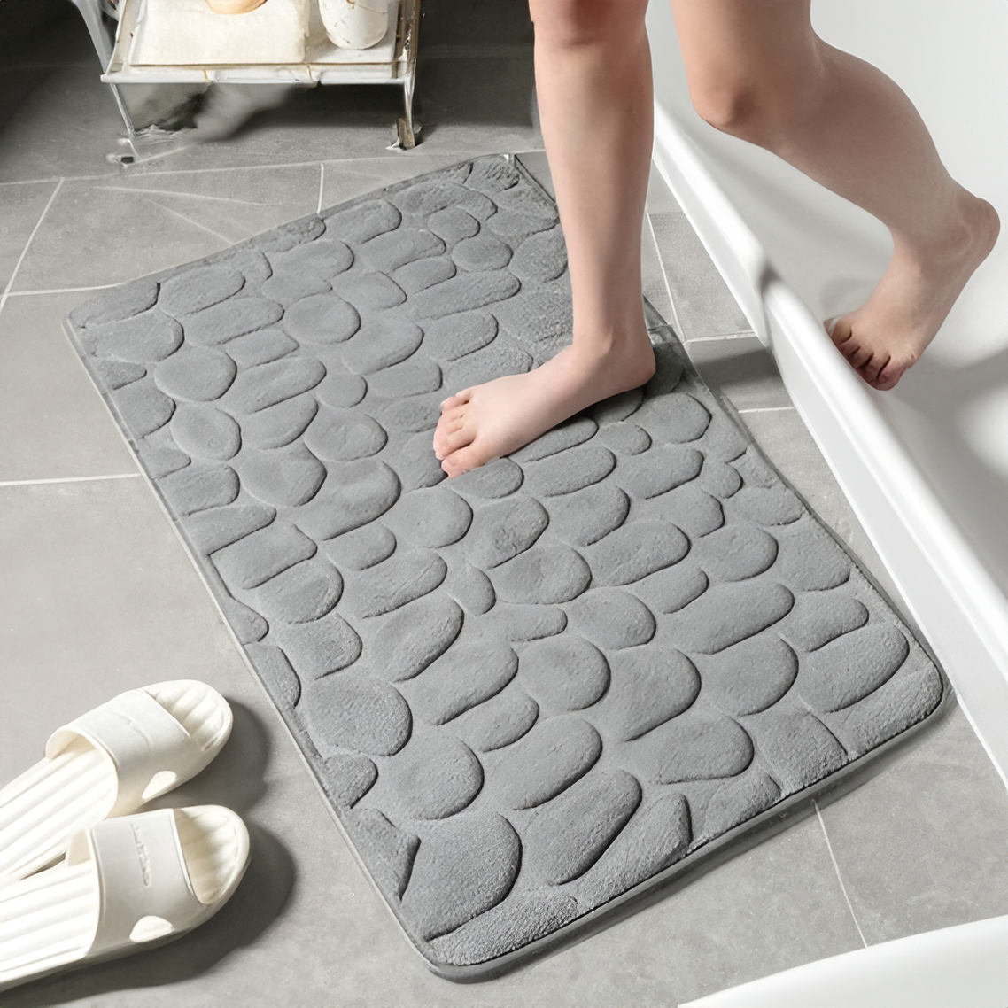 Vinna | Tapis de Bain Antidérapant en Mousse à Mémoire