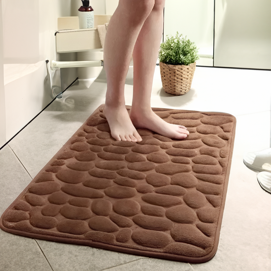 Vinna | Tapis de Bain Antidérapant en Mousse à Mémoire