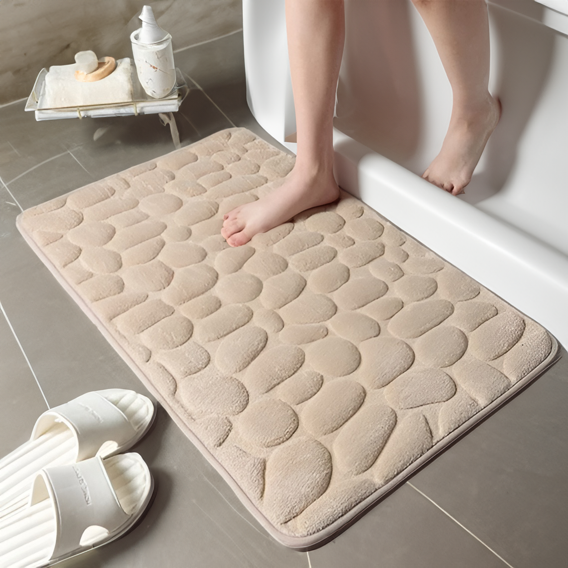 Vinna | Tapis de Bain Antidérapant en Mousse à Mémoire