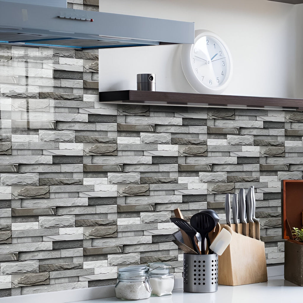 Kasper | Panneau Mural Autocollant Effet Marbre