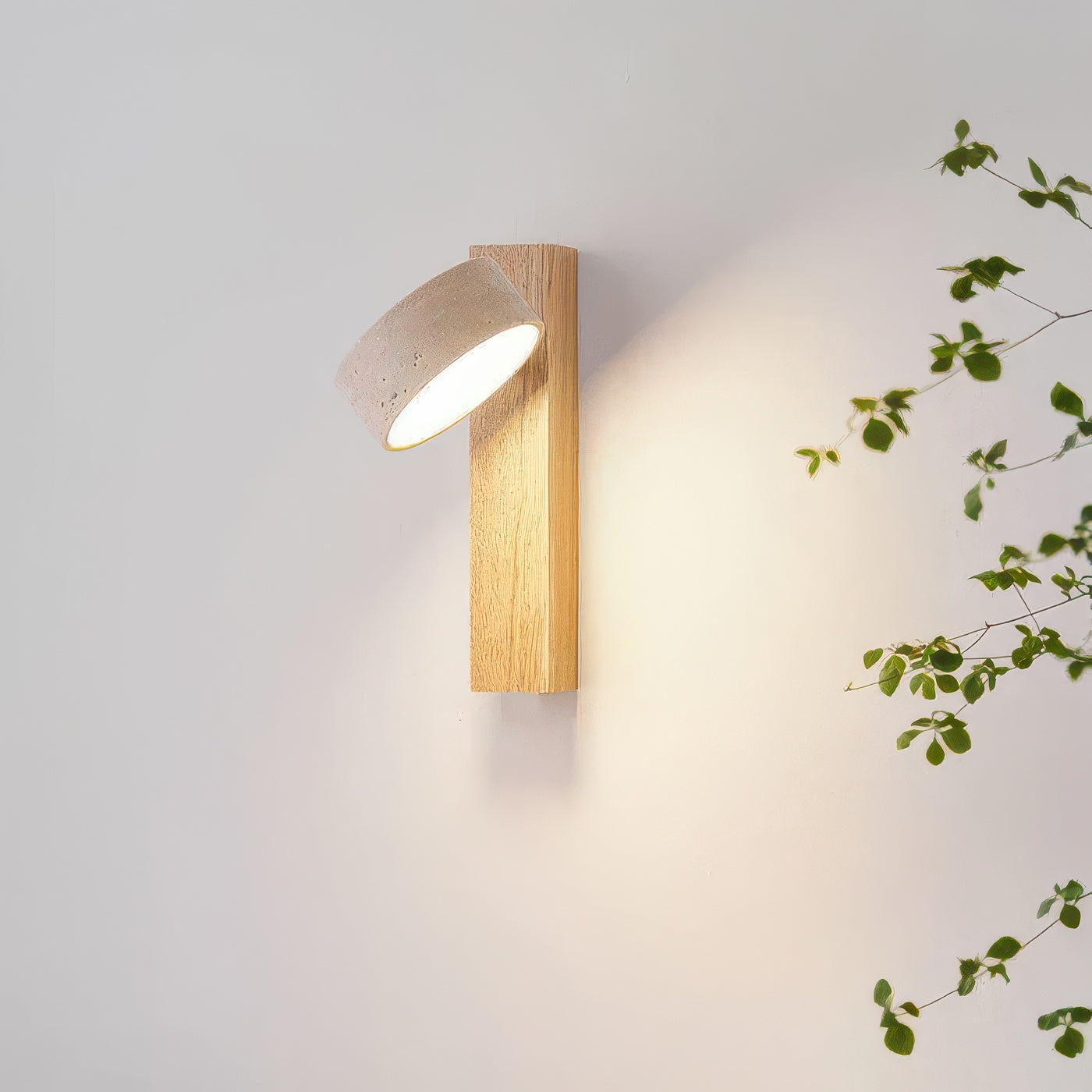 Arlen | Applique Murale LED Pierre & Bois