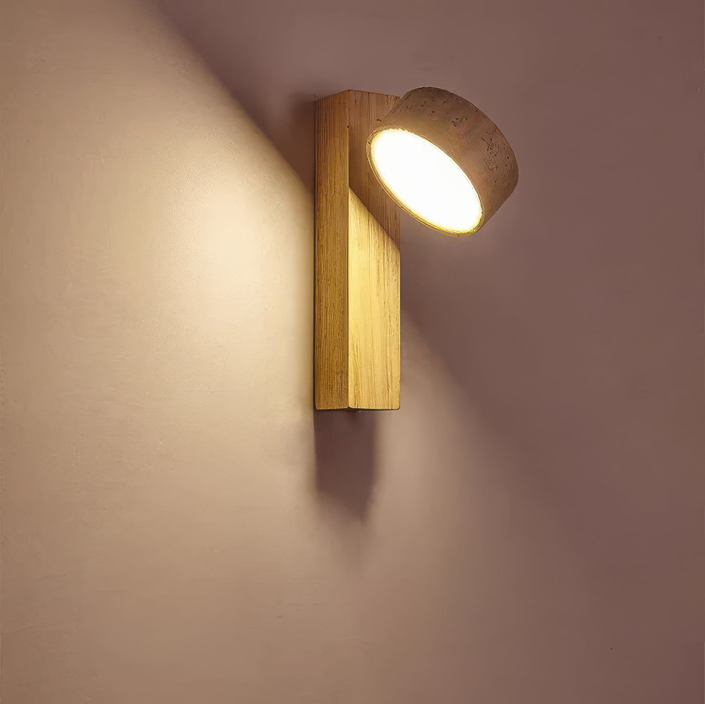 Arlen | Applique Murale LED Pierre & Bois