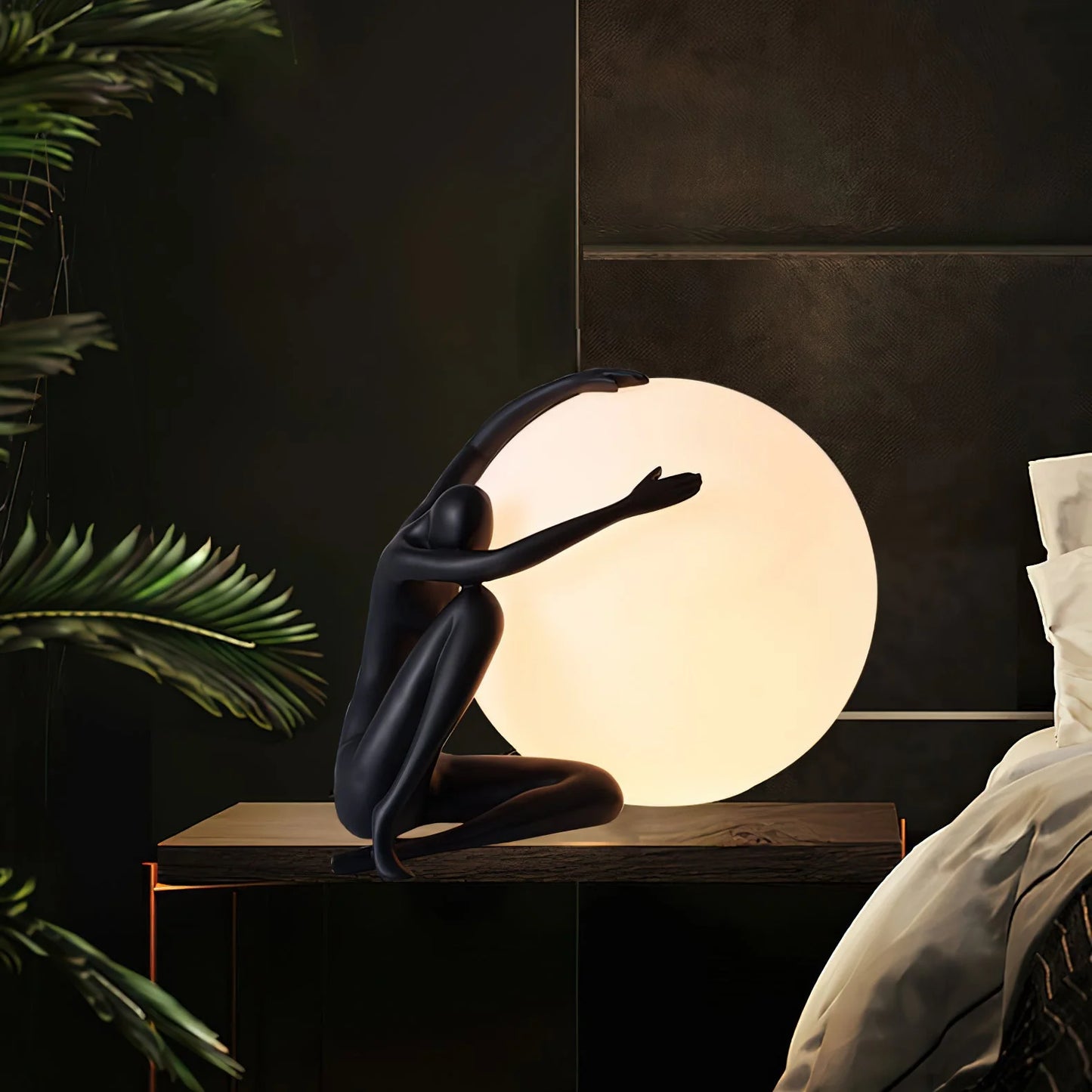 Atlas | Lampe de Table Sculpturale en Résine