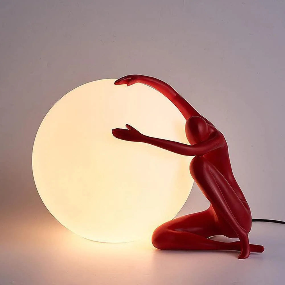 Atlas | Lampe de Table Sculpturale en Résine