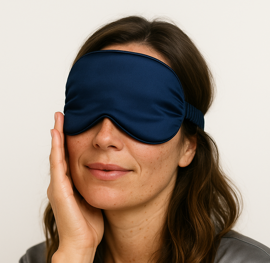 Masque de sommeil en soie de mûrier 22 momme