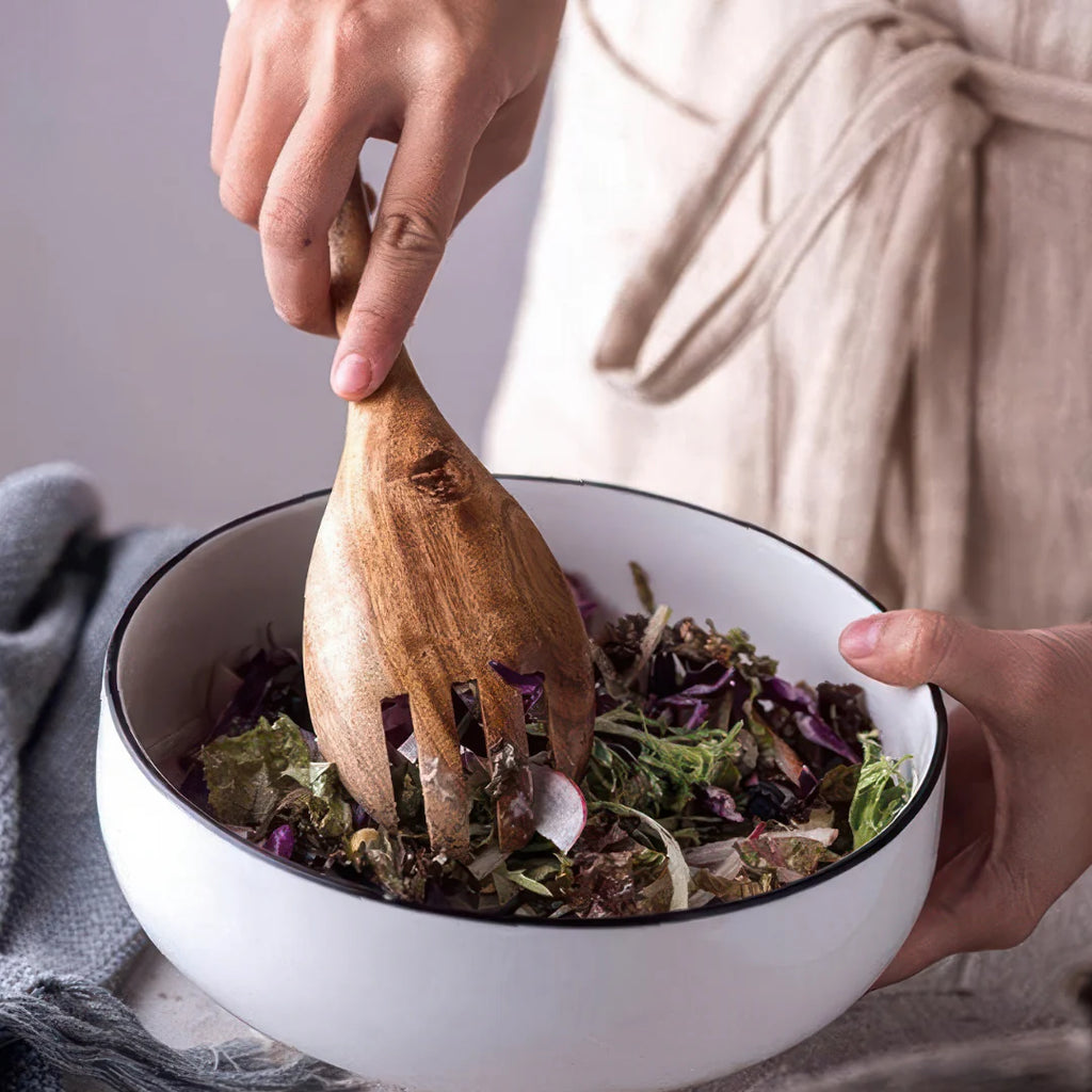 Eira | Couverts à Salade en Bois d’Acacia