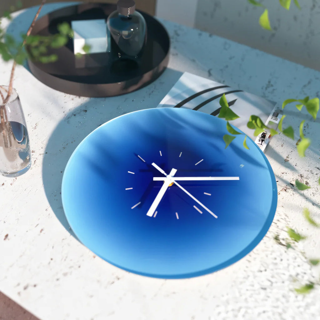 Elja | Horloge Murale en Verre Dégradé