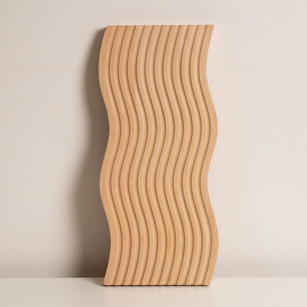 Elske | Plateau de Service Sculpté en Bois