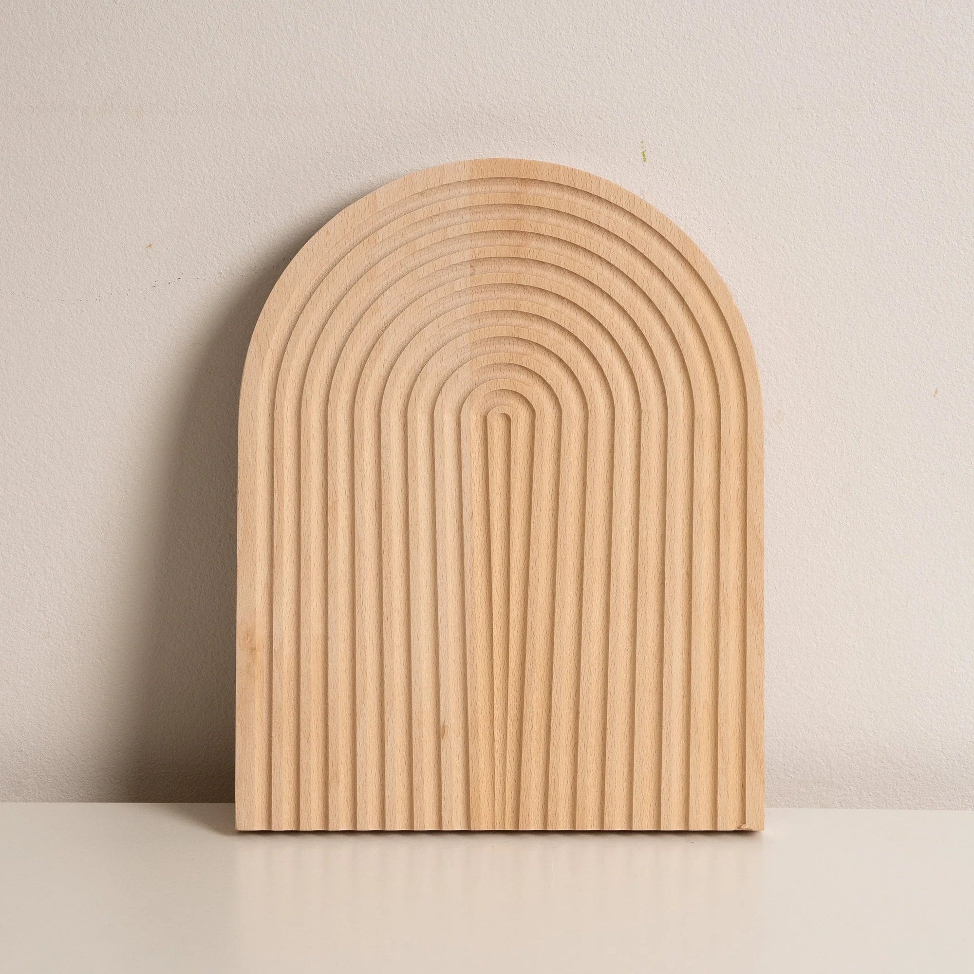 Elske | Plateau de Service Sculpté en Bois