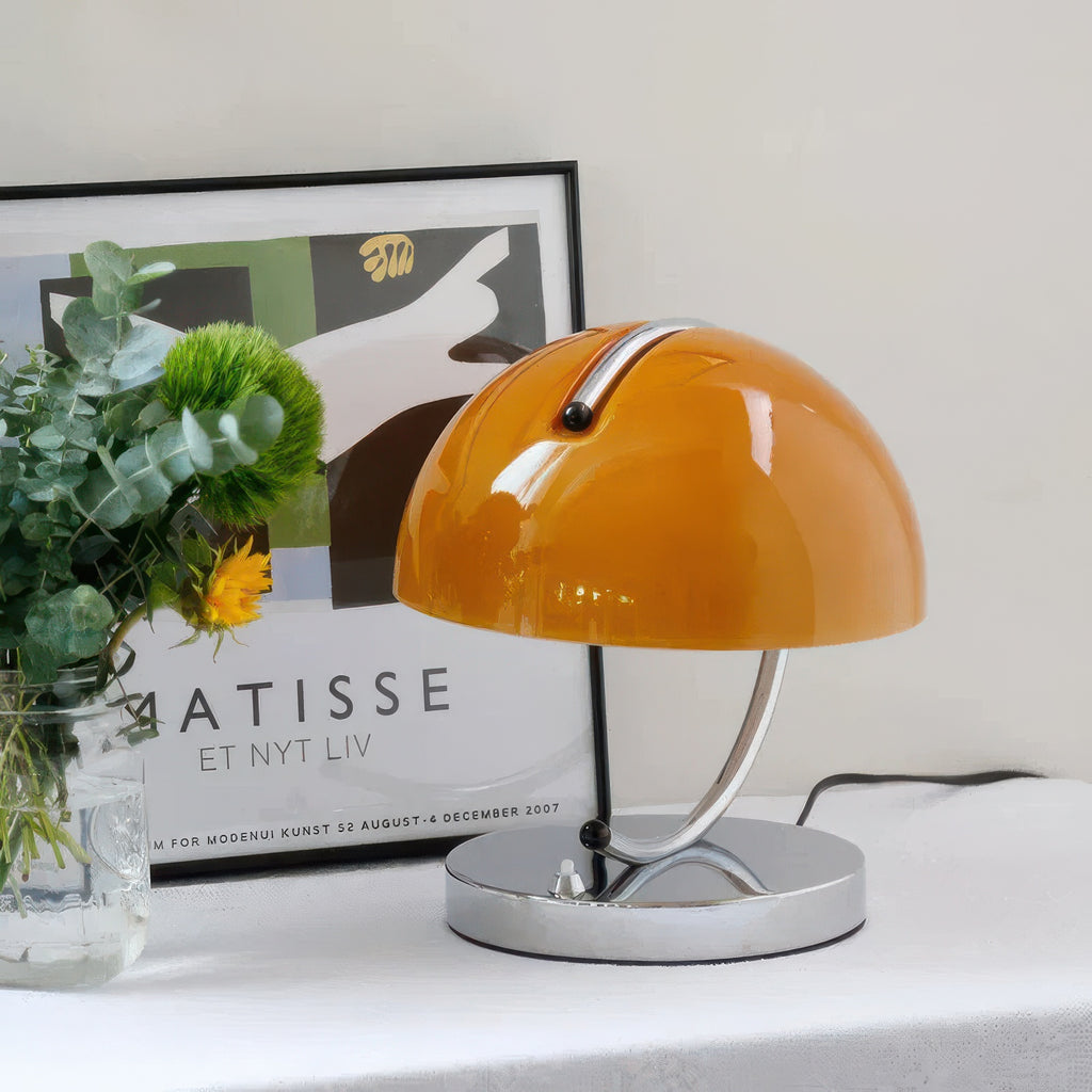 Hilda | Lampe de Table en Verre Courbé
