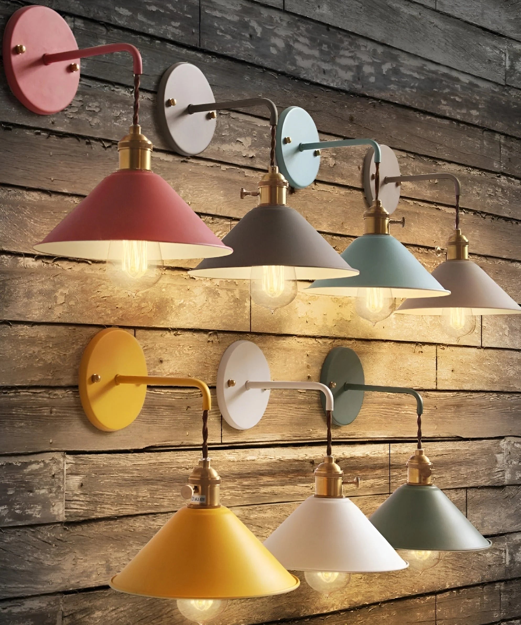 Inga | Applique Murale Vintage Colorée