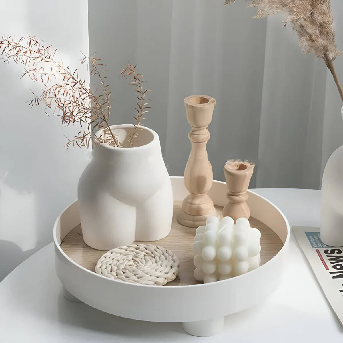 Isel | Plateau Décoratif Rond