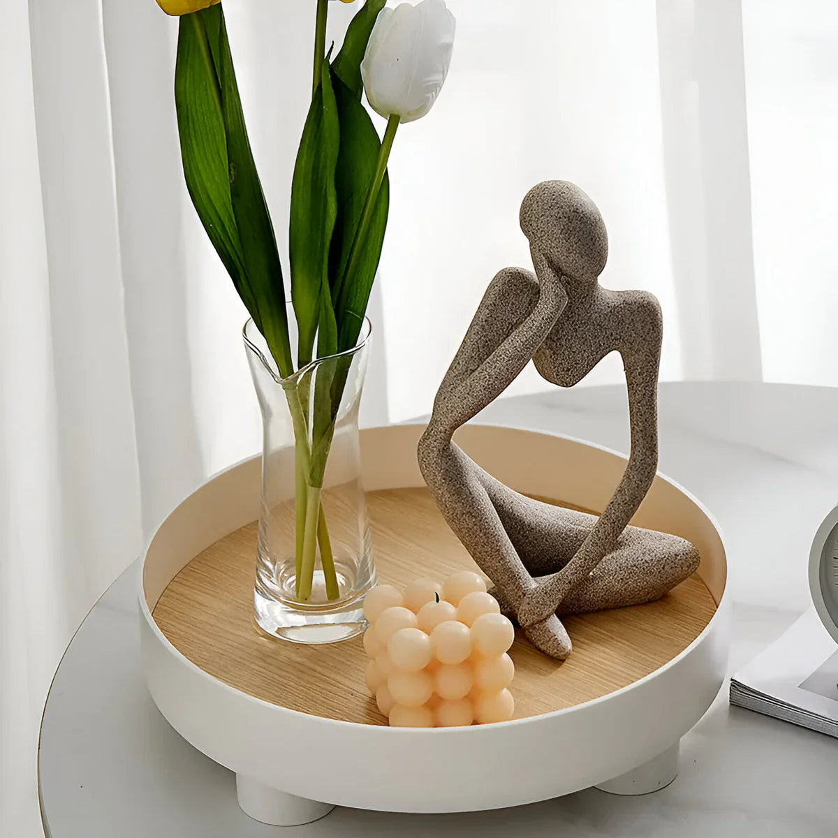 Isel | Plateau Décoratif Rond