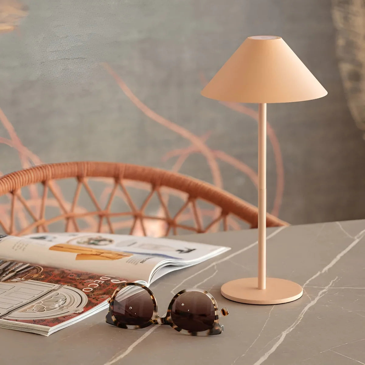 Isen | Lampe de Table Sans Fil en Métal