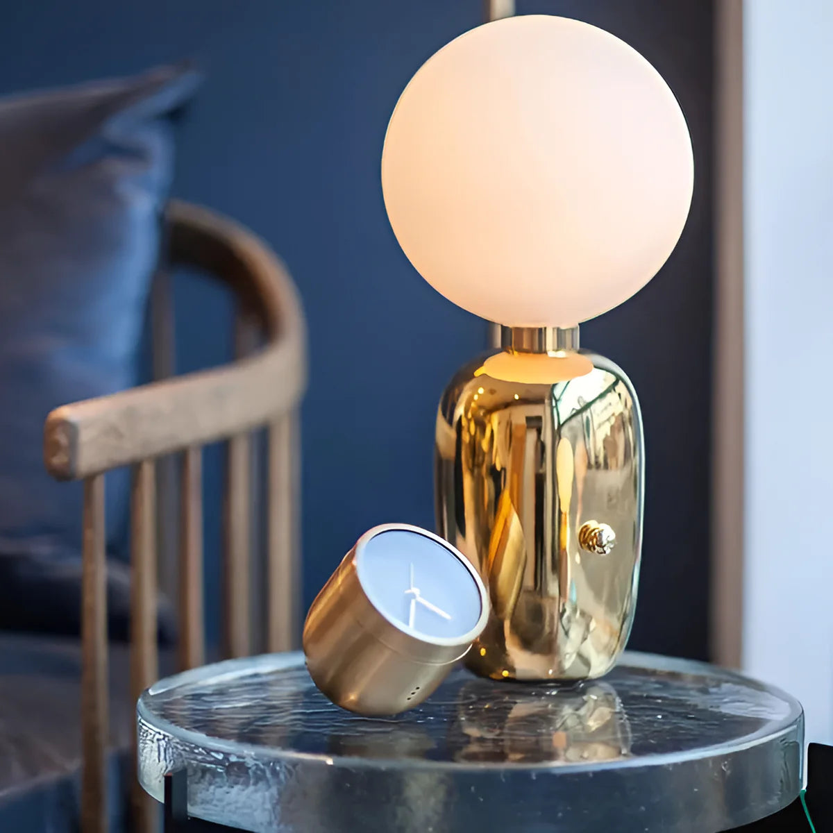 Kaia | Lampe de Table Globe Sculpturale
