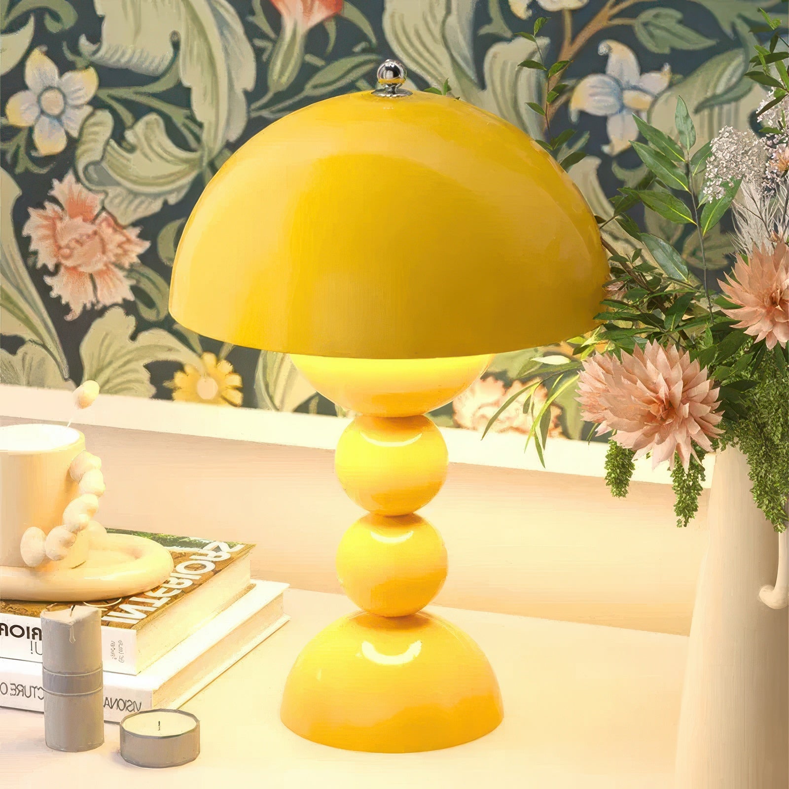 Kellan | Lampe de Table Champignon Sculpturale