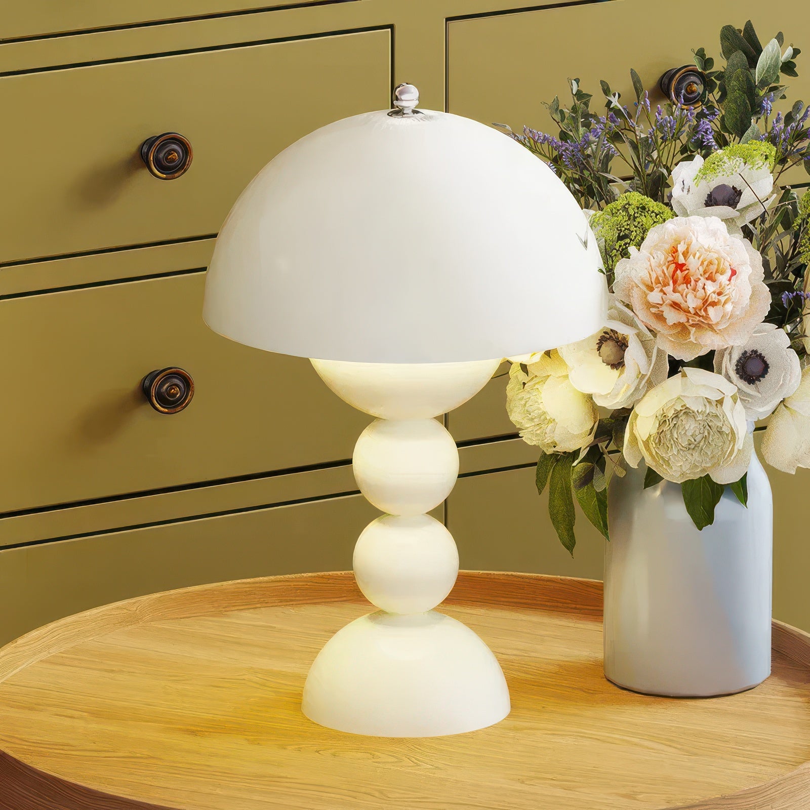 Kellan | Lampe de Table Champignon Sculpturale