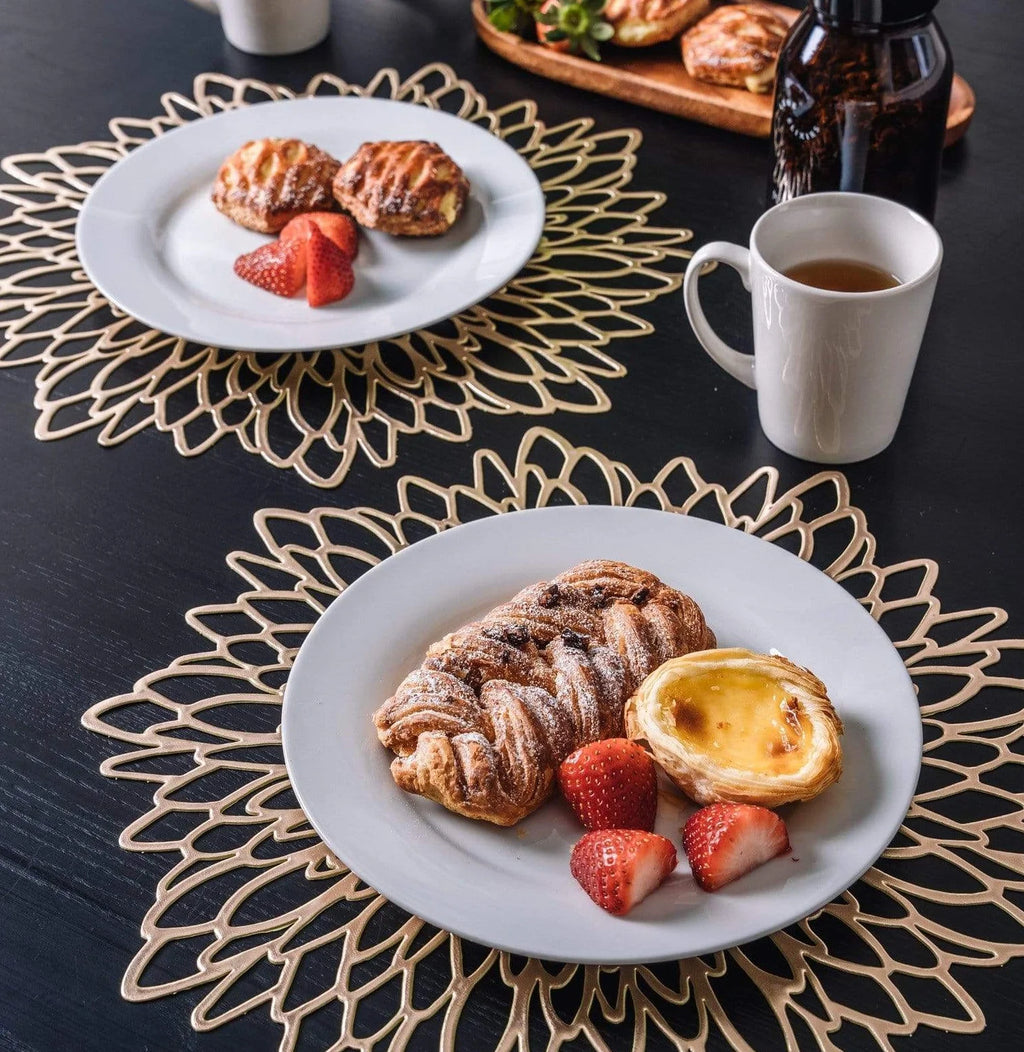 Lilja | Set de Table Doré Classique