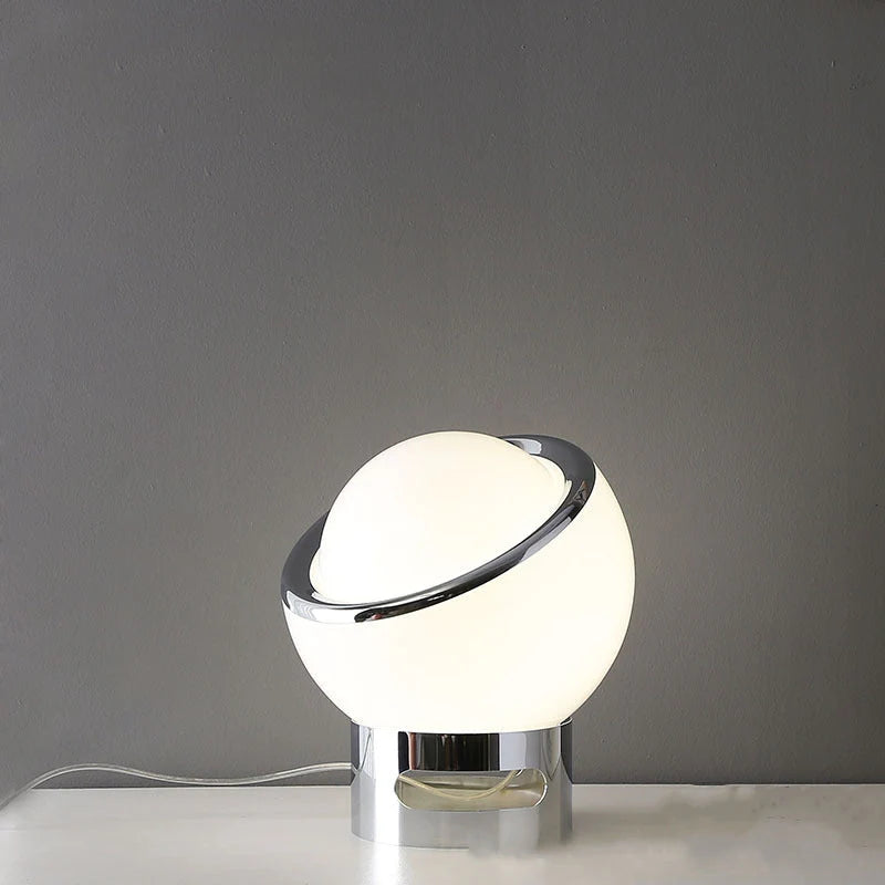 Lior | Lampe Orbiculaire en Verre & Acier