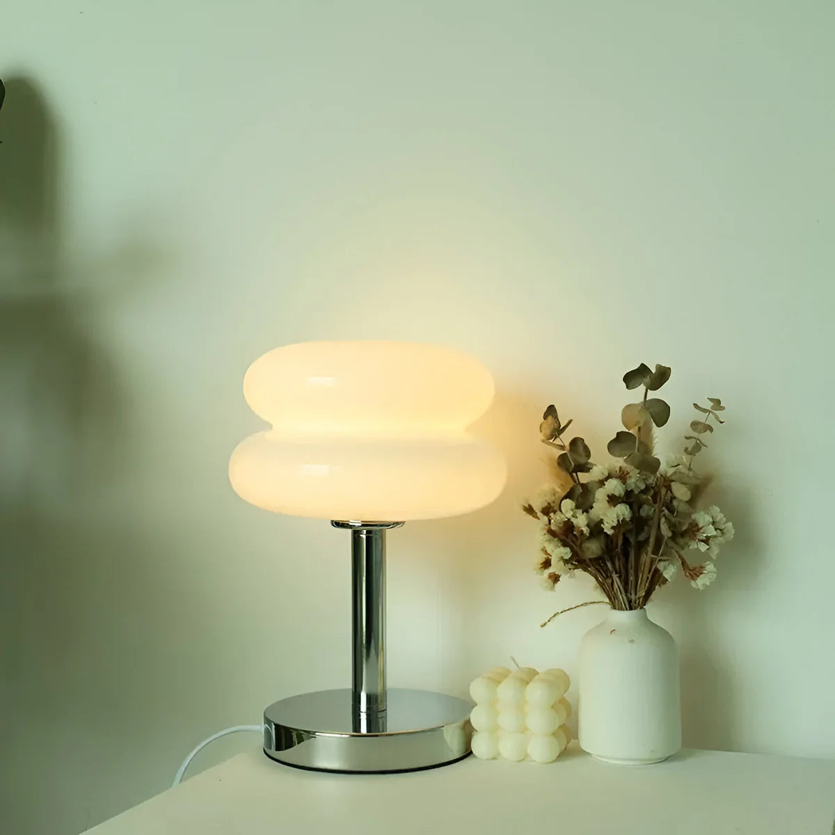 Liva | Lampe de Table Macaron en Verre
