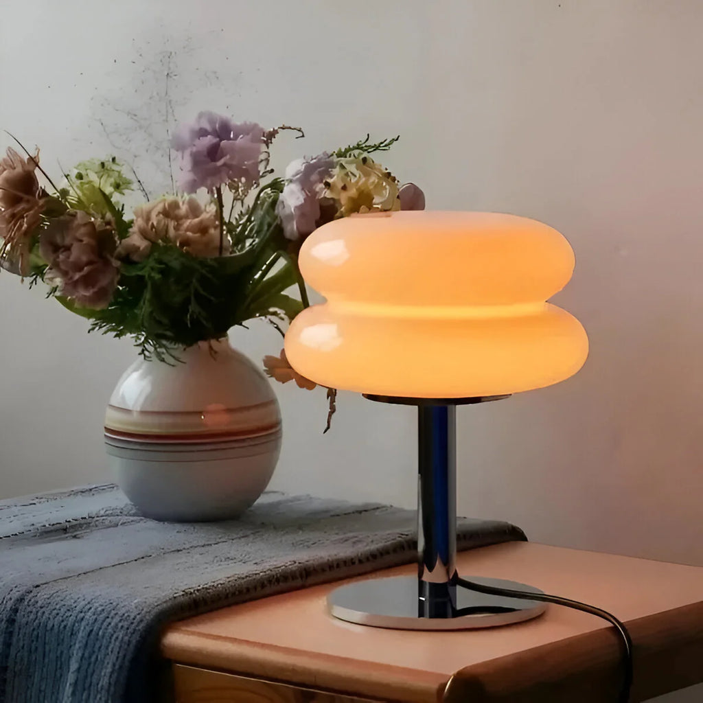 Liva | Lampe de Table Macaron en Verre