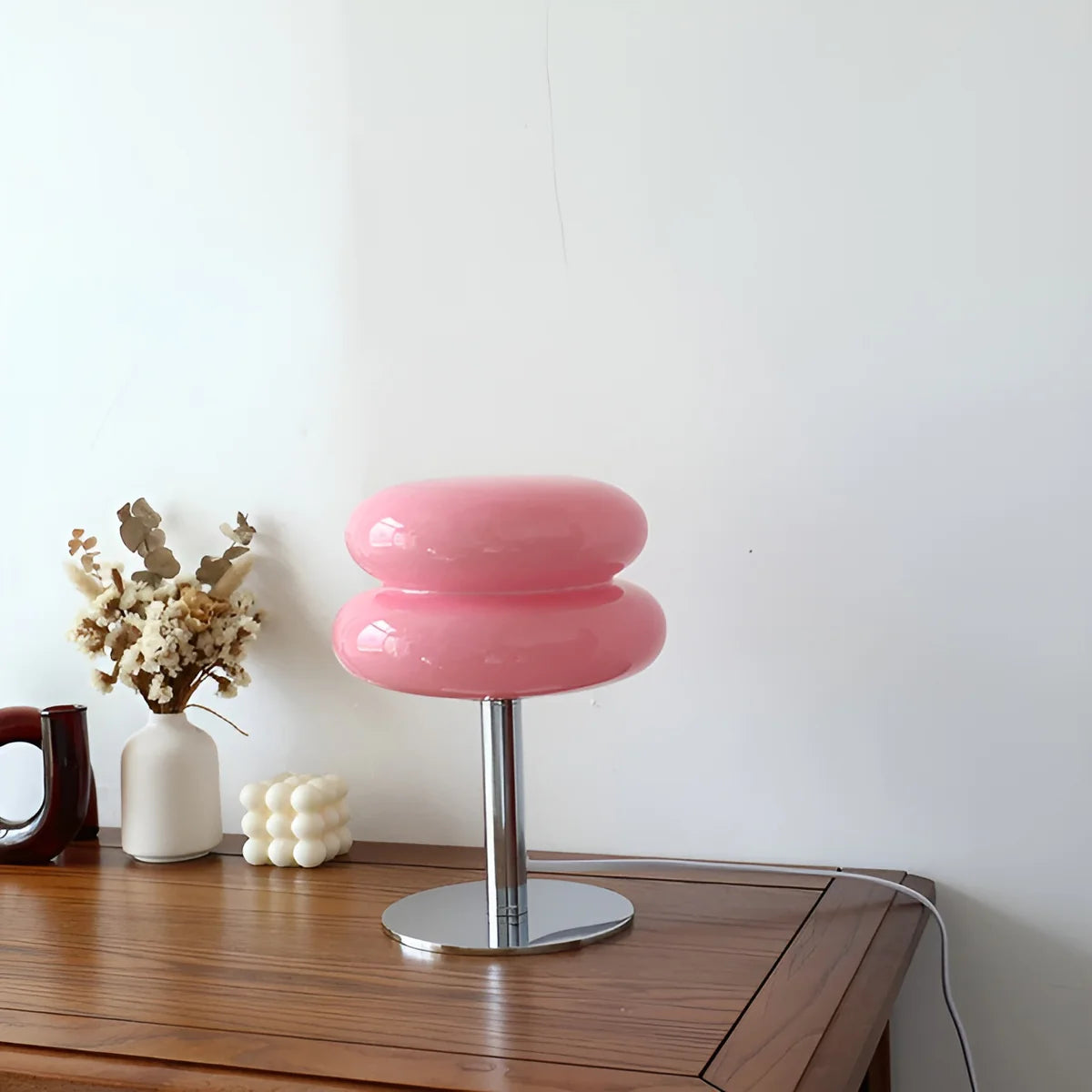 Liva | Lampe de Table Macaron en Verre