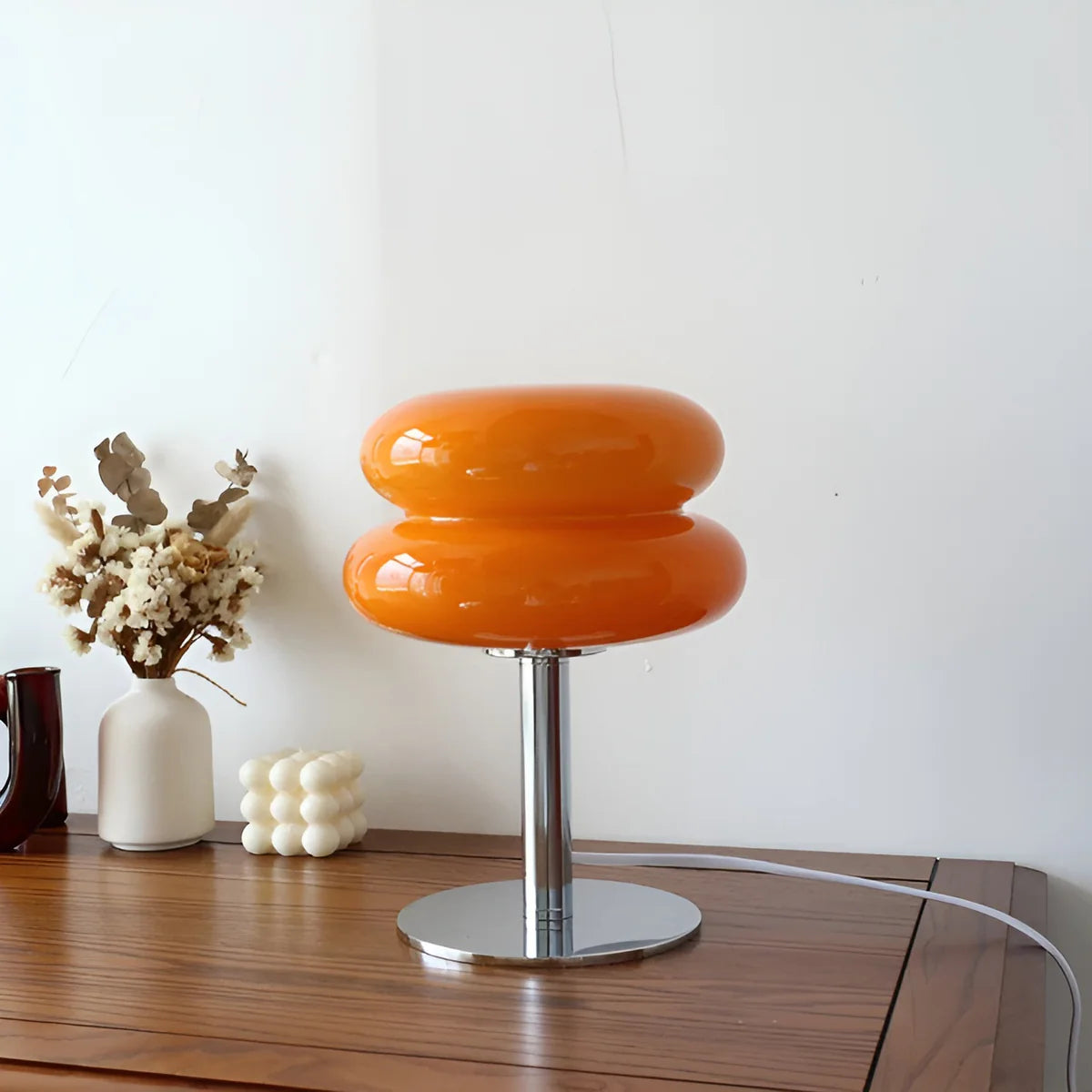 Liva | Lampe de Table Macaron en Verre