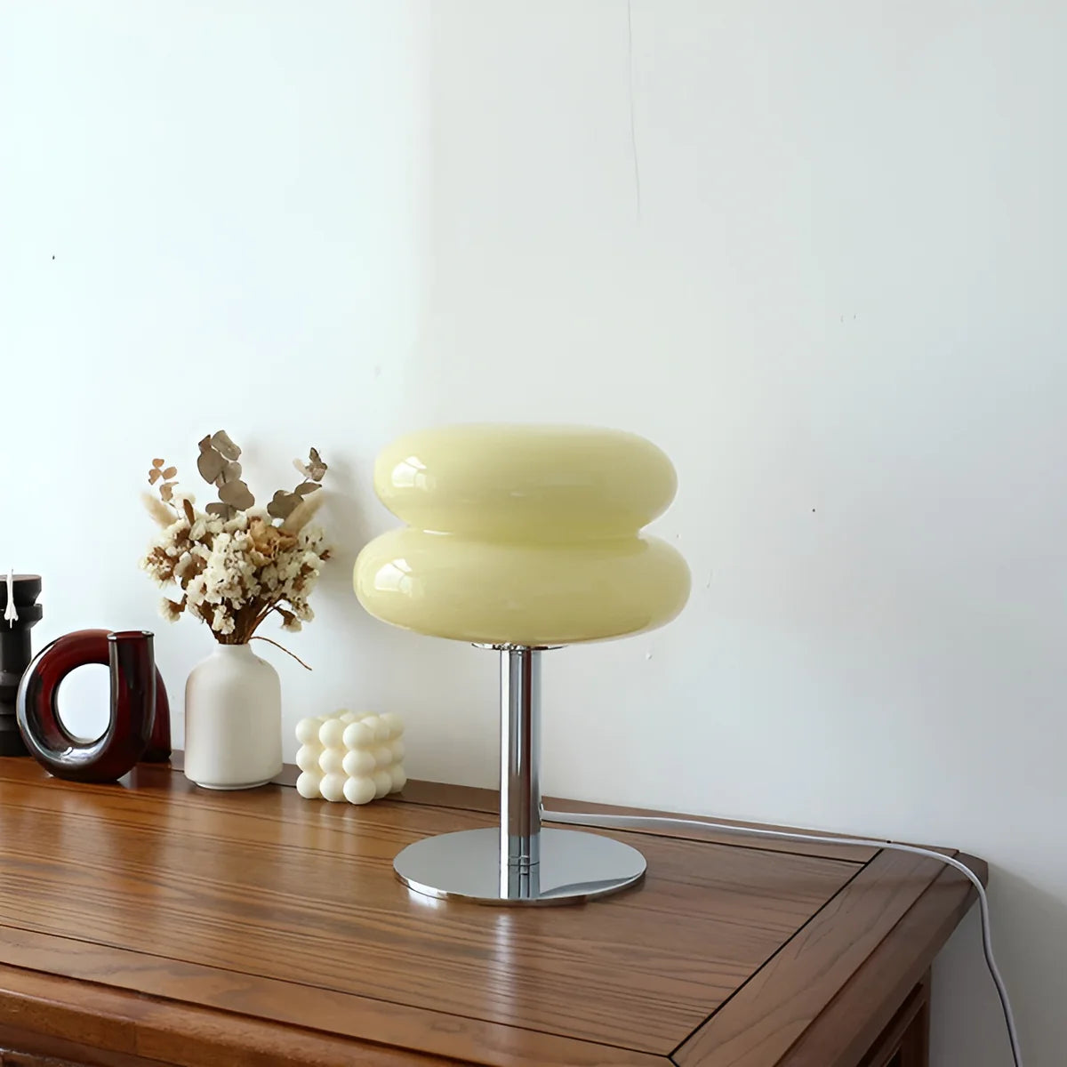 Liva | Lampe de Table Macaron en Verre