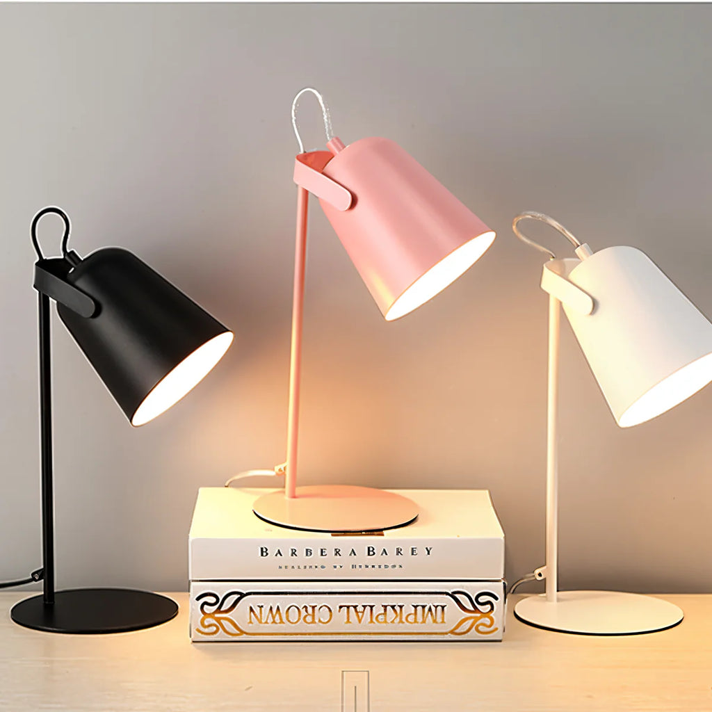 Maja | Lampe de Bureau en Fer Laqué