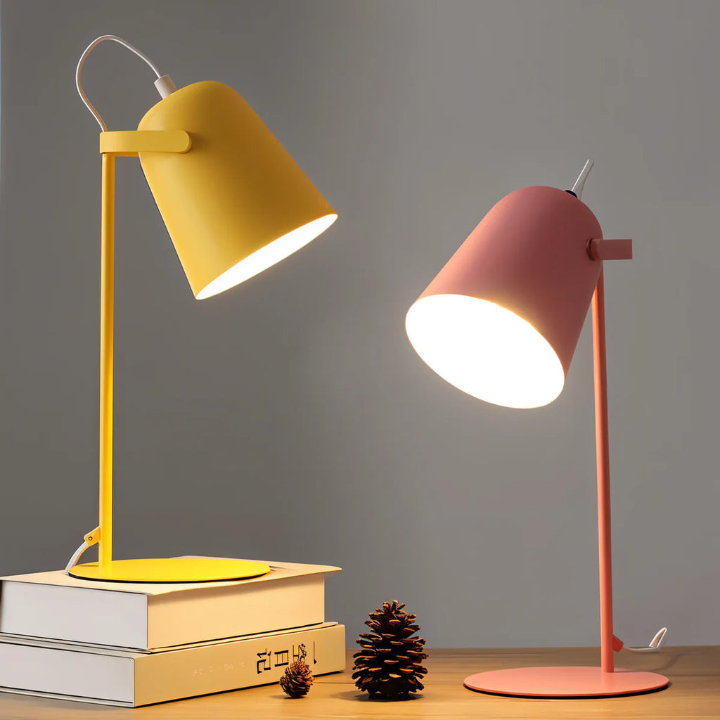 Maja | Lampe de Bureau en Fer Laqué