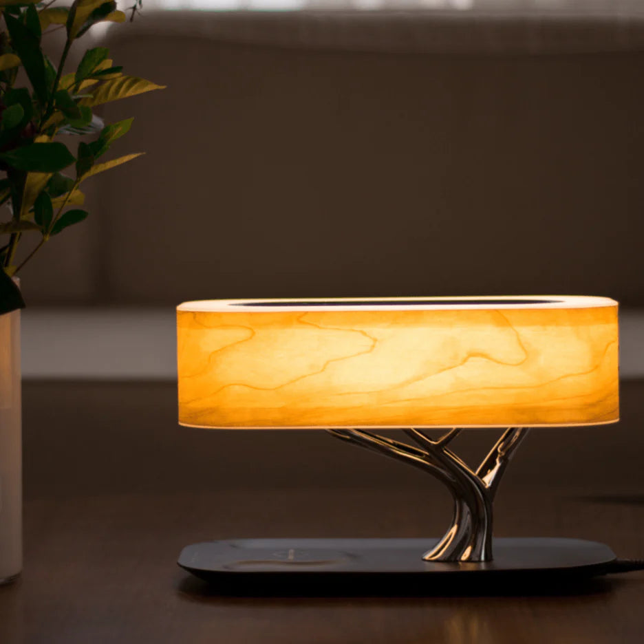 Mistral | Lampe de Table LED en Bois de Cerisier