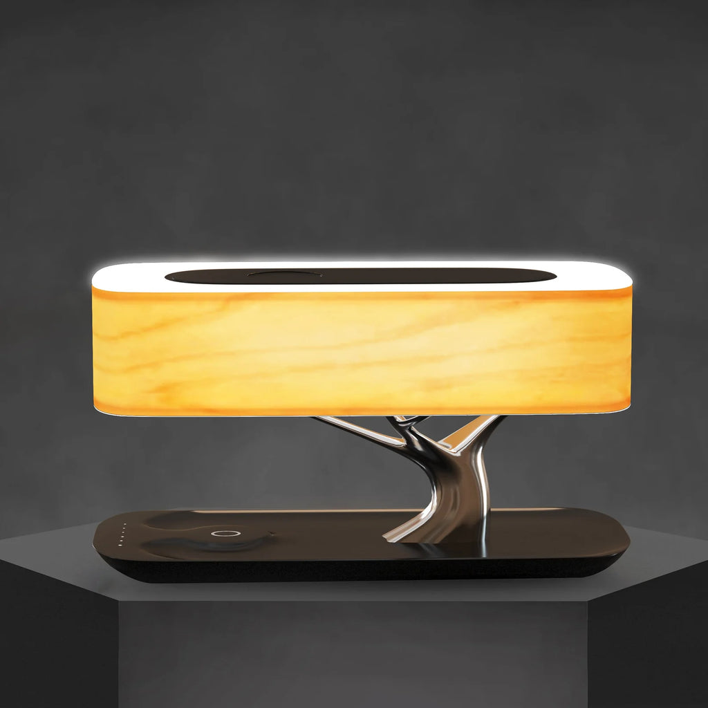 Mistral | Lampe de Table LED en Bois de Cerisier