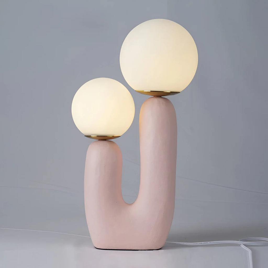 Nerea | Lampe de Table Sculpturale en Résine
