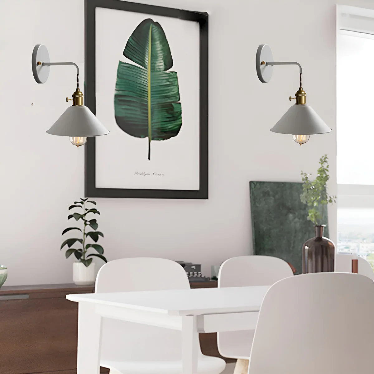 Niva | Applique Murale en Métal Laqué