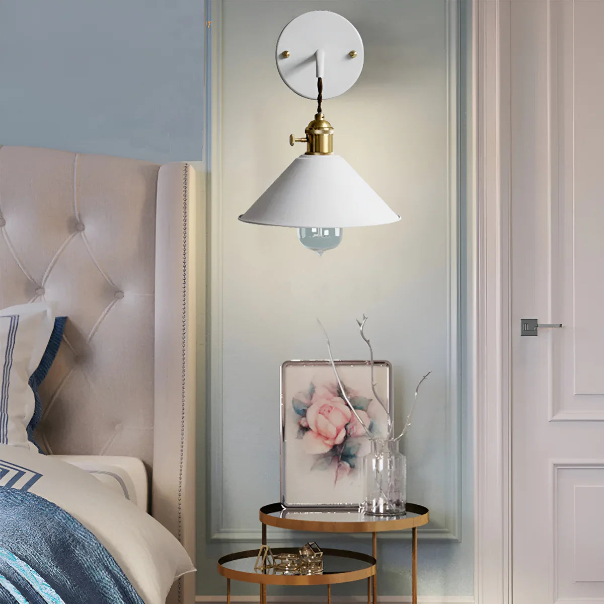 Niva | Applique Murale en Métal Laqué