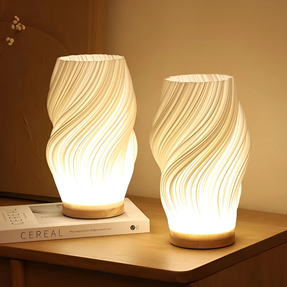 Noa | Lampe de Table LED à Vague Douce
