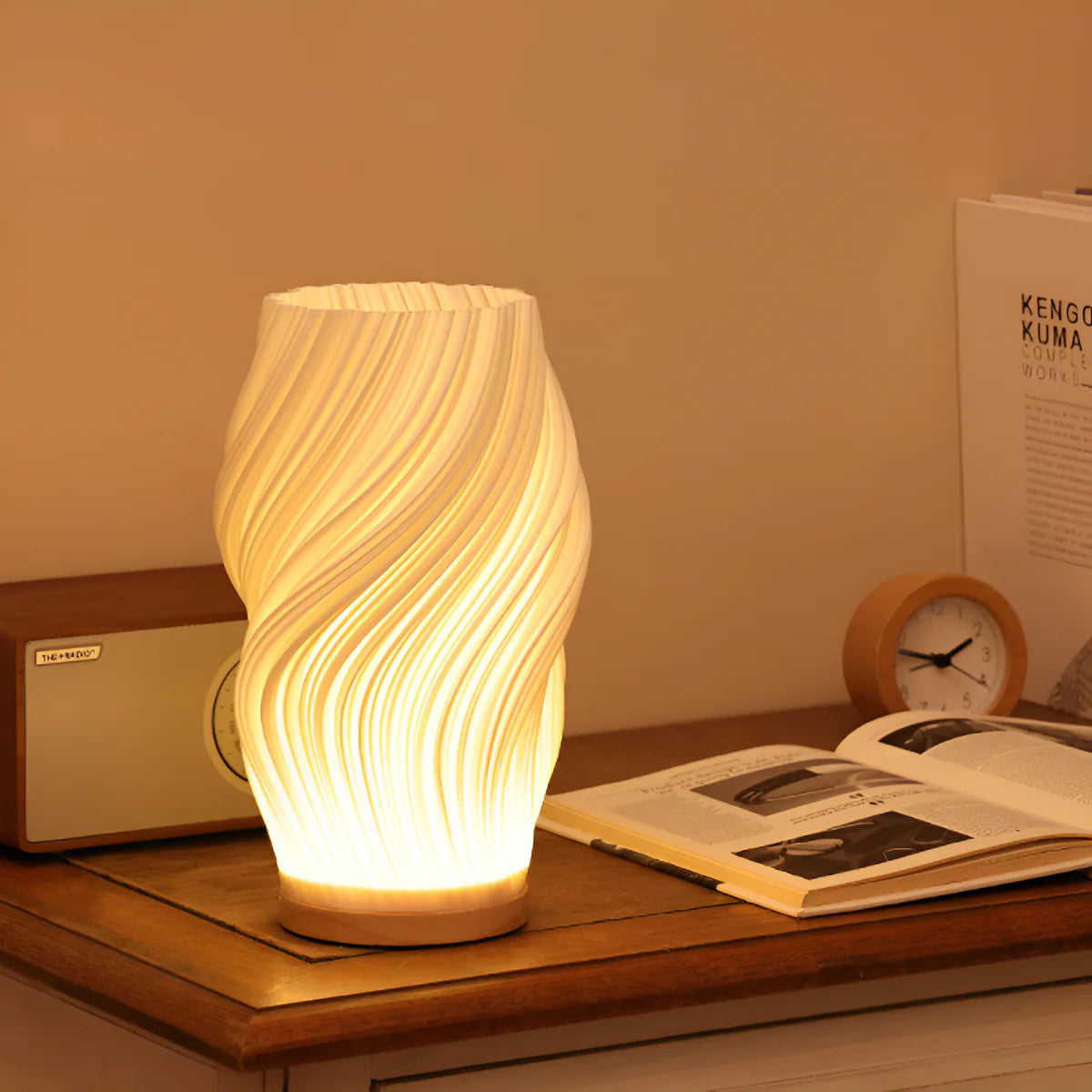 Noa | Lampe de Table LED à Vague Douce