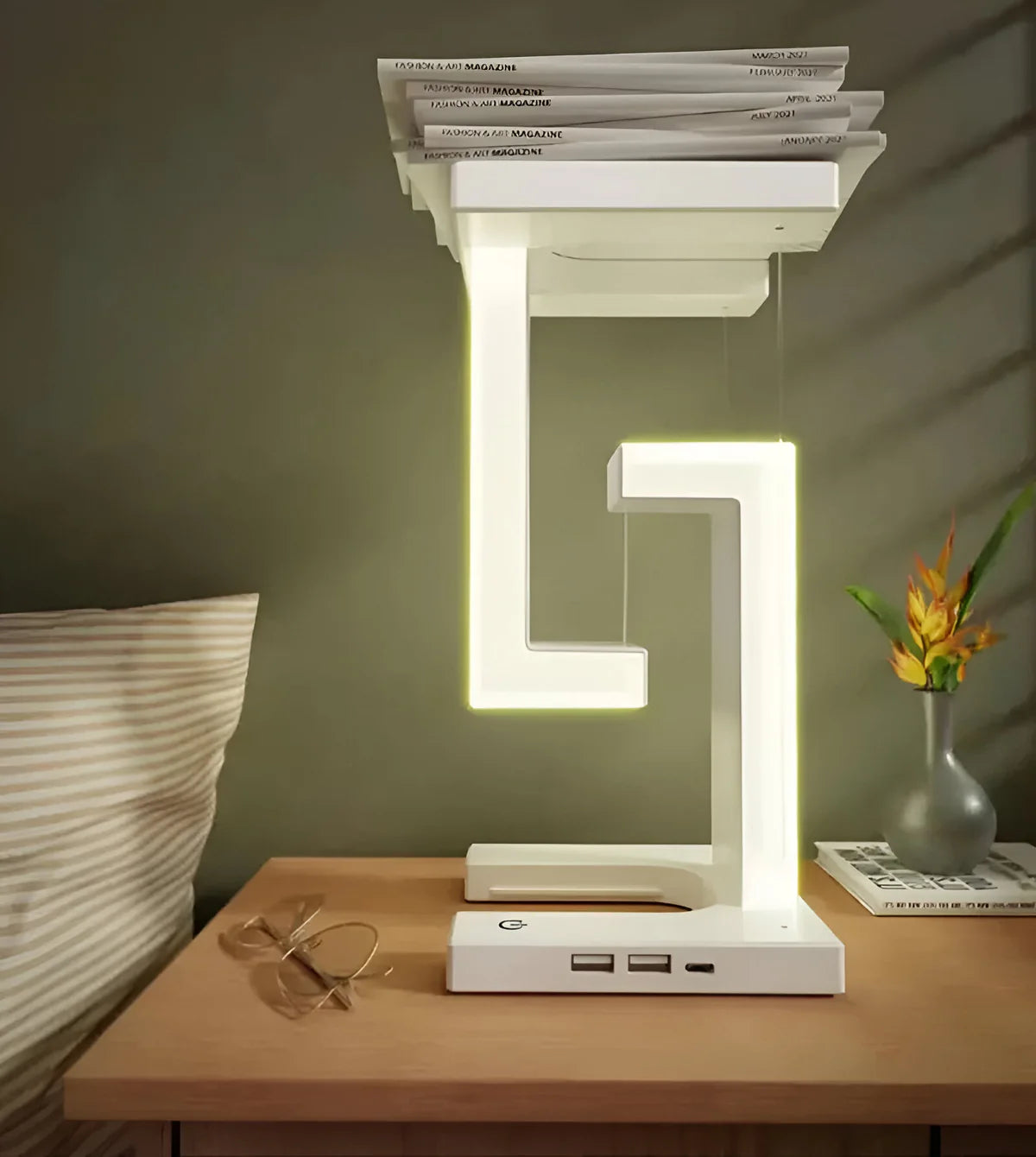 Oden | Lampe de Bureau LED Géométrique