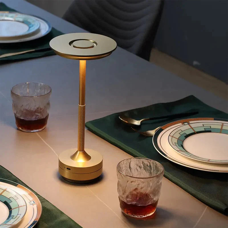 Oria | Lampe de Table LED Rechargeable avec Variateur Tactile