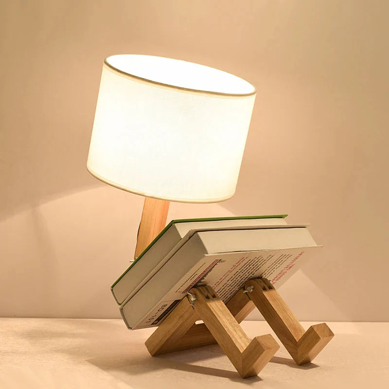 Otto | Lampe de Bureau Articulée en Bois