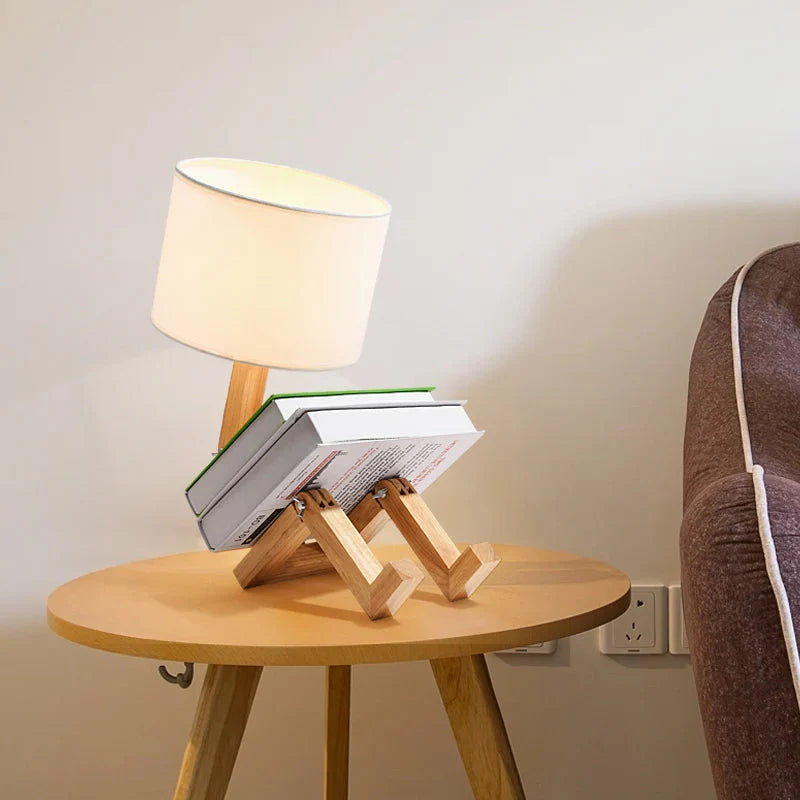 Otto | Lampe de Bureau Articulée en Bois